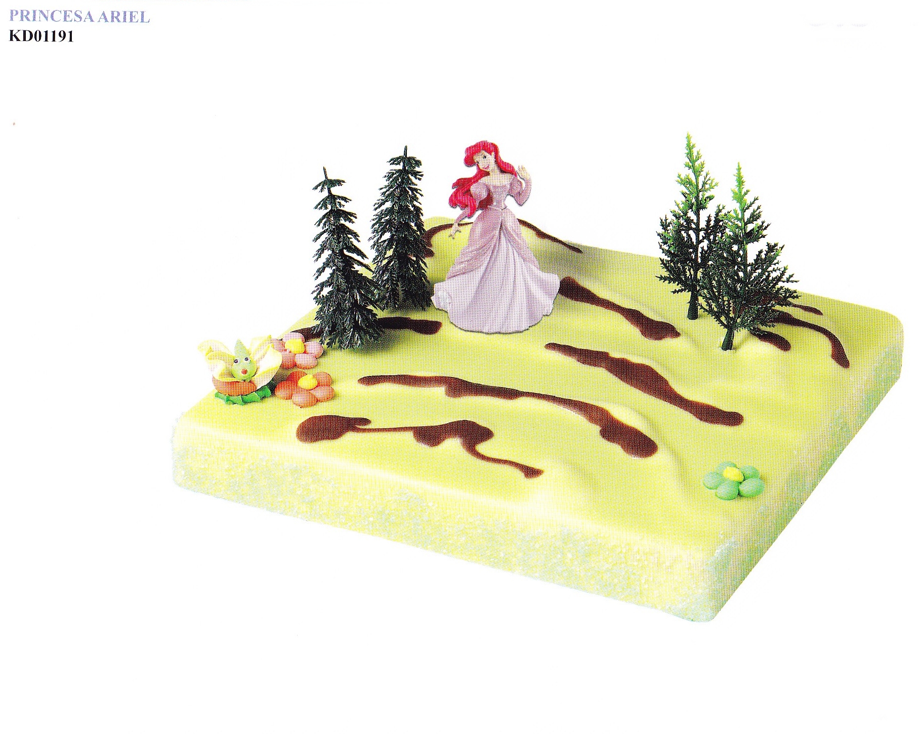 Kit Princesa Ariel C/ 6 UD · 6 unidades · Dekora