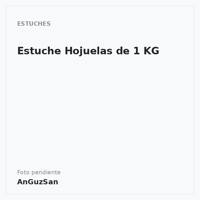 Estuche Hojuelas de 1 KG · Cobos