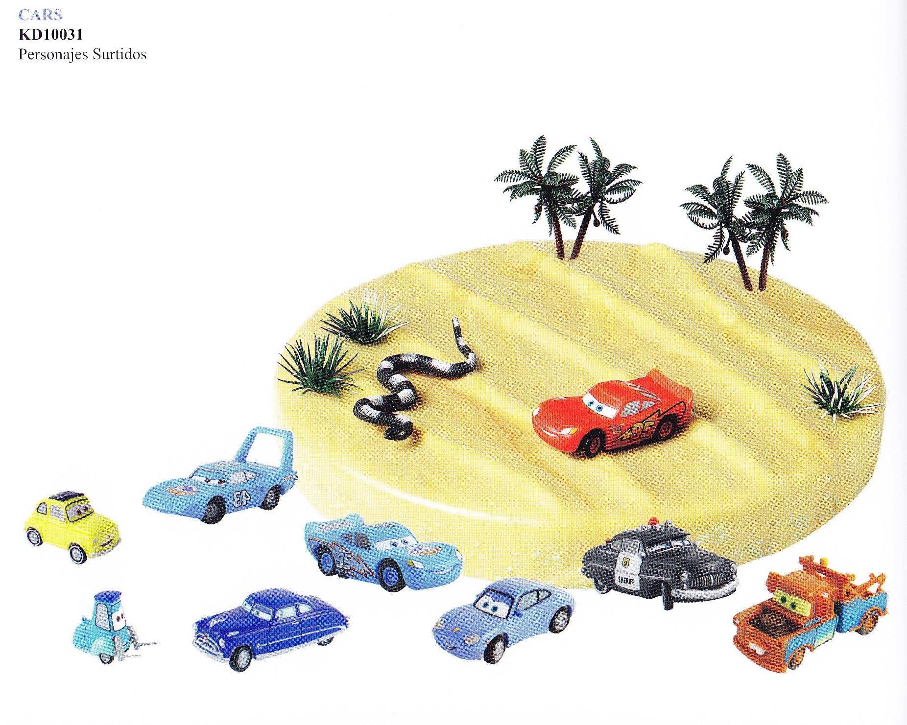 Kit REF C3016 Cars C/ 6 Ud · 6 unidades · Artipas