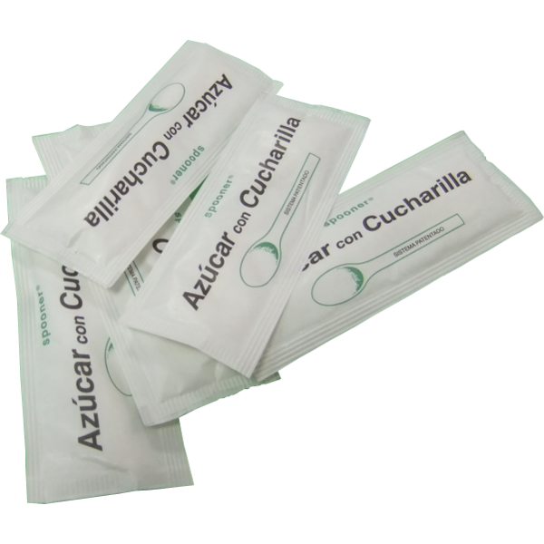 Azúcar con cucharilla estándar 8 gr C/ 1000 Unidades · Aceman