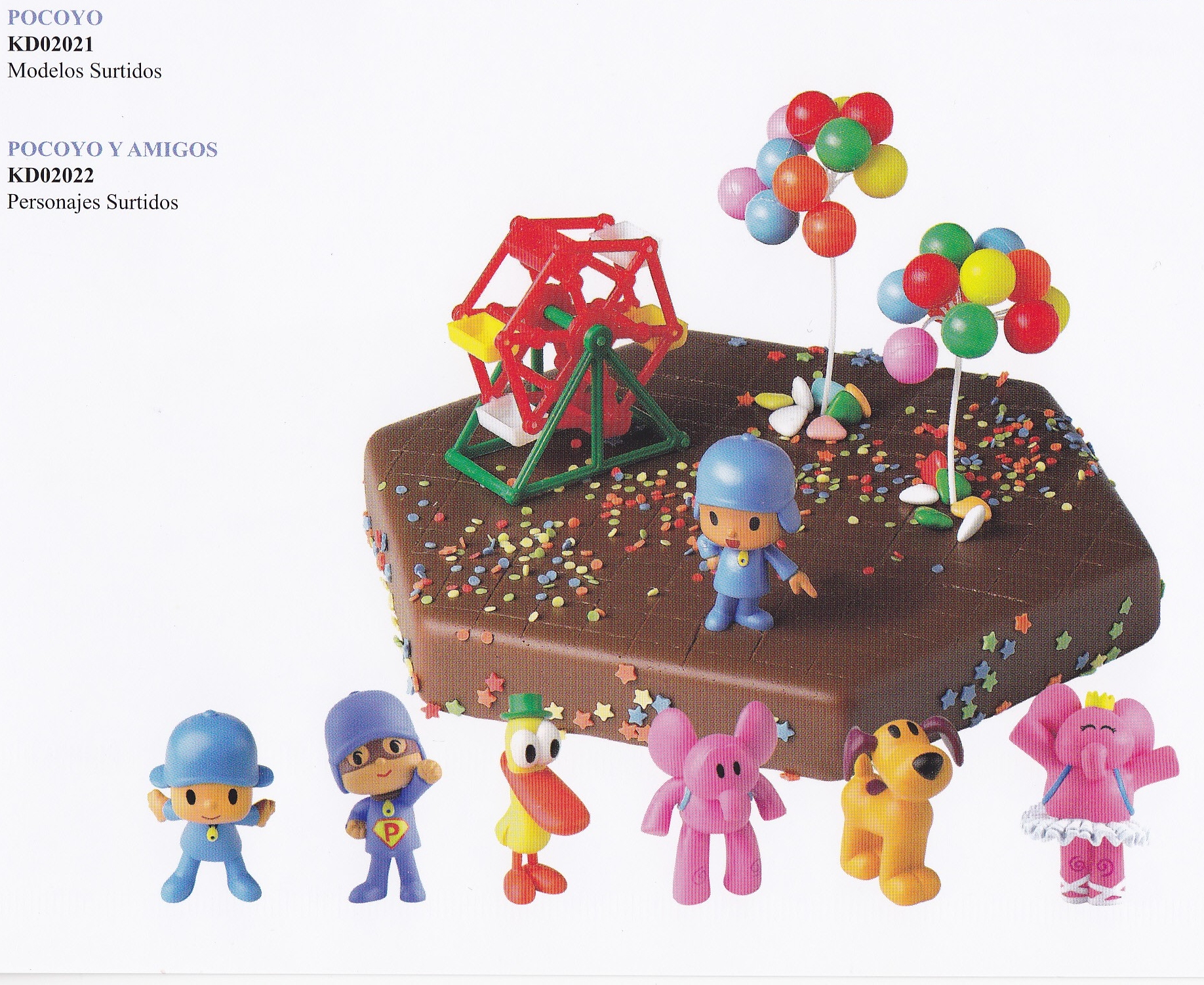 Kit Pocoyo 4 UD · ref 02022 · Artipas