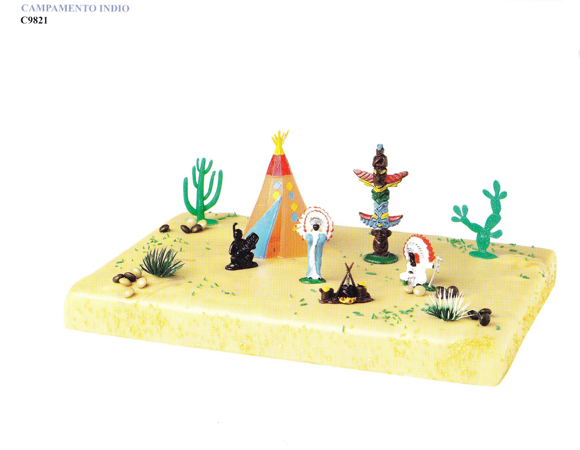 KIT REF C9821 Campamento Indio C/ 6 Ud · 6 unidades · Artipas