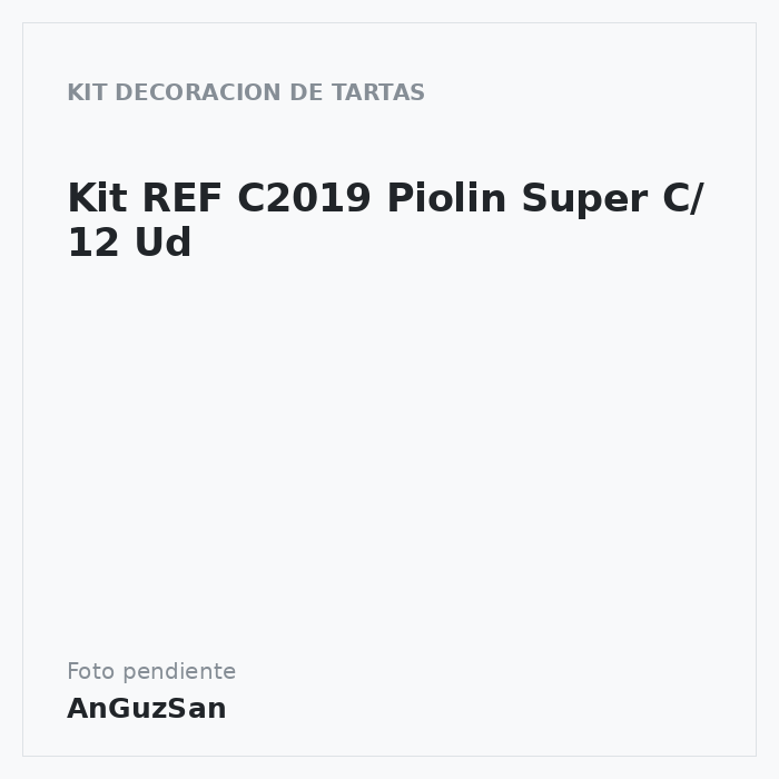 Kit REF C2019 Piolin Super C/ 12 Ud · 12 unidades · Artipas