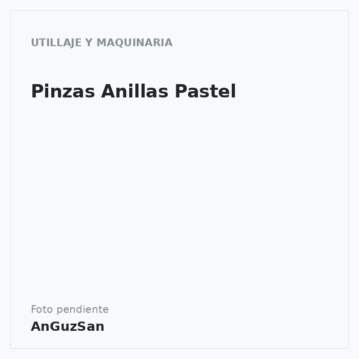 Pinzas Anillas Pastel