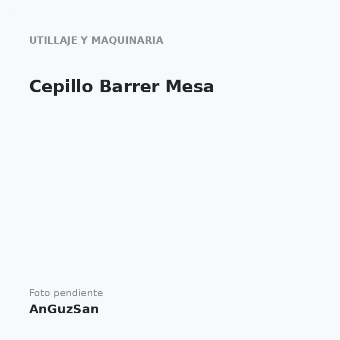 Cepillo Barrer Mesa