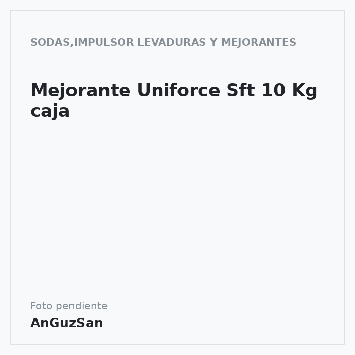 Mejorante Uniforce Sft 10 Kg caja · 10 unidades