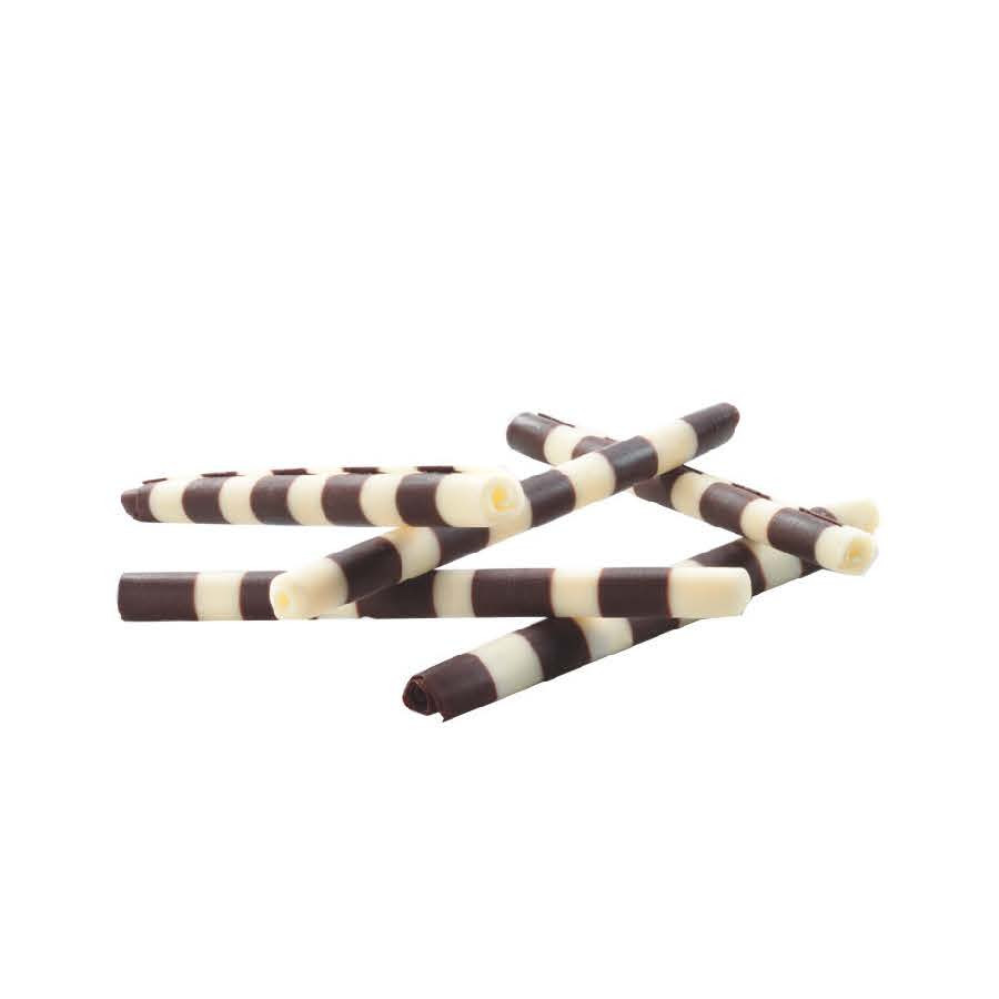 Bastón Chocolate Blanco y Negro · Artipas