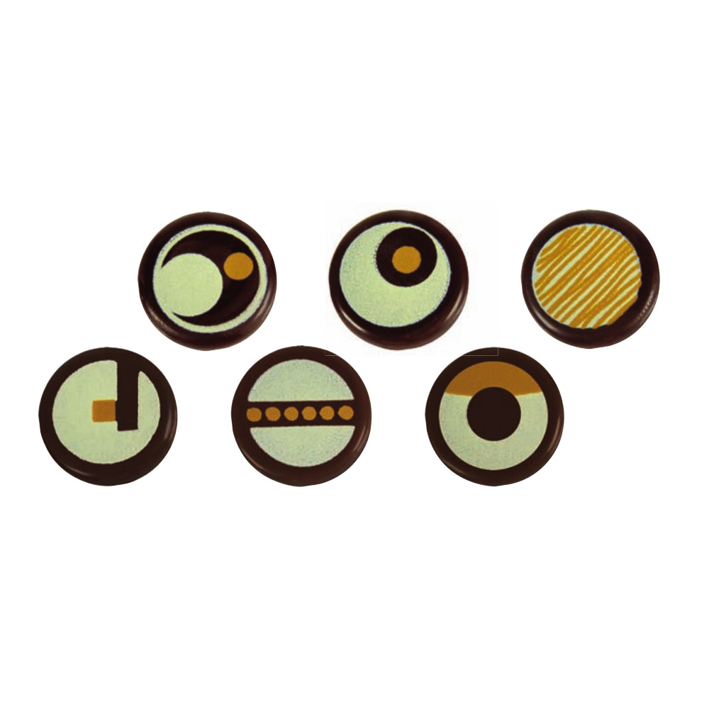 Círculos de Surtidos Chocolate Negro · 480 unidades · Artipas