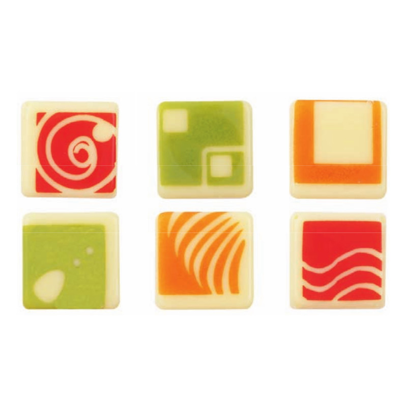 Cuadros Surtidos Chocolate Blanco · 450 unidades · Artipas