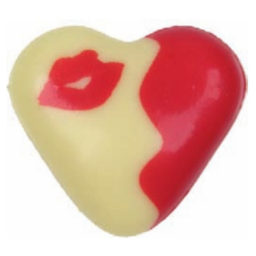 Corazón Chocolate Blanco · 72 unidades · Artipas