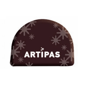 Semi-Esfera Tronco Personalizado Chocolate Negro · 60 unidades · Artipas