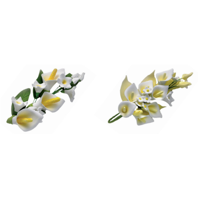Bouquet Azúcar Dos Flores Blancas · 10 unidades · Artipas