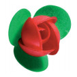 Nueva Rosa 3 Hojas Roja · 200 unidades · Artipas