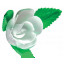 Rosa nº 7 con Hojas Blanca · 78 unidades · Artipas