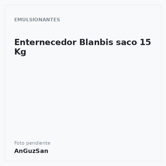 Enternecedor Blanbis saco 15 Kg · 15 unidades · LLOPAR