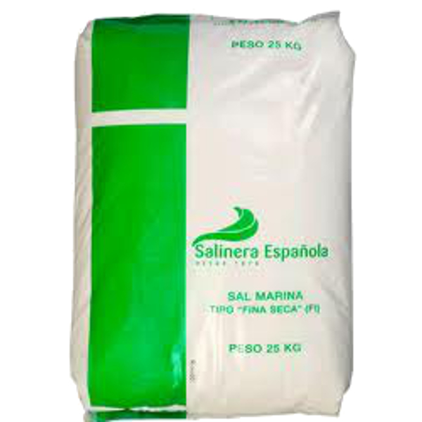Especies Sal Fina Mesa ( verde ) saco 25 Kg · Sali Española