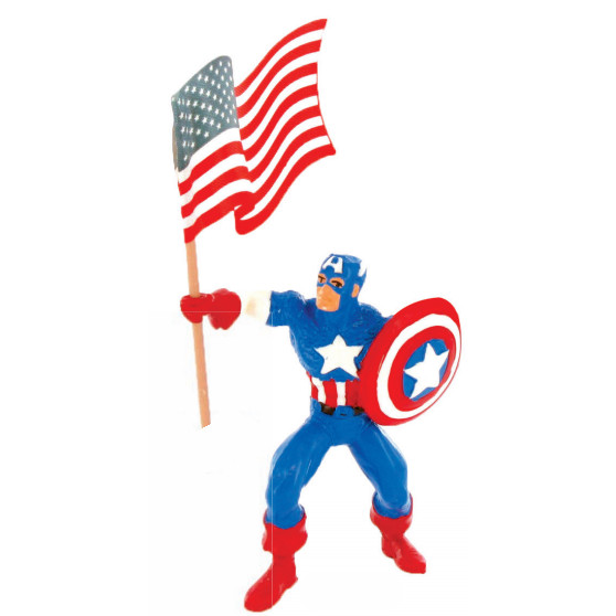 Capitan America *Bandera* · 6 unidades · Artipas