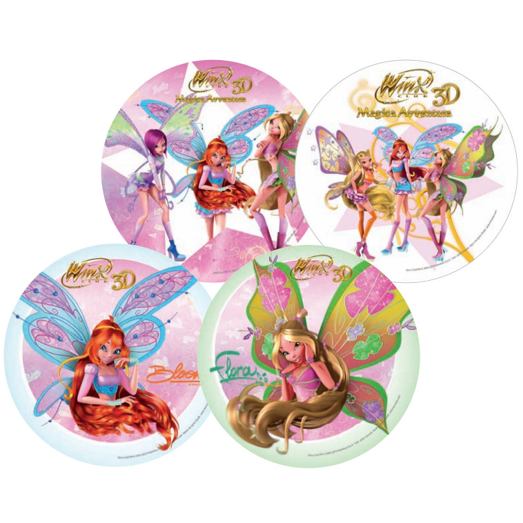 Disco Oblea 22 Cms Winx · 12 unidades · Artipas
