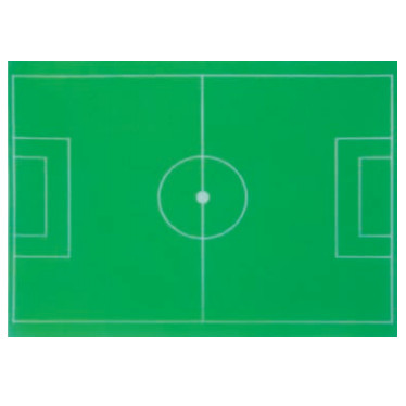 Lamina Oblea 20x30 Cms Campo Futbol · 12 unidades · Artipas
