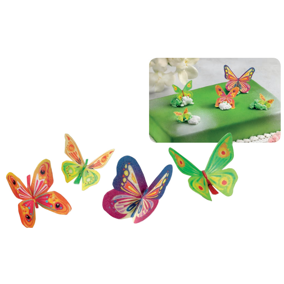 Mariposas Oblea 3d · 170 unidades · Artipas