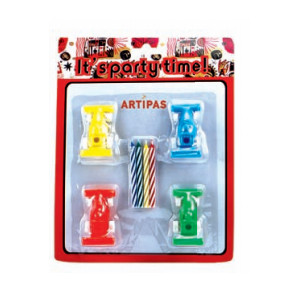 Velas Automovilismo + Portavelas · Artipas