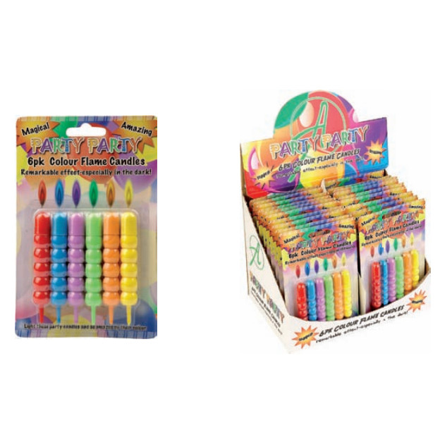 Velas Llamas De Colores · Artipas