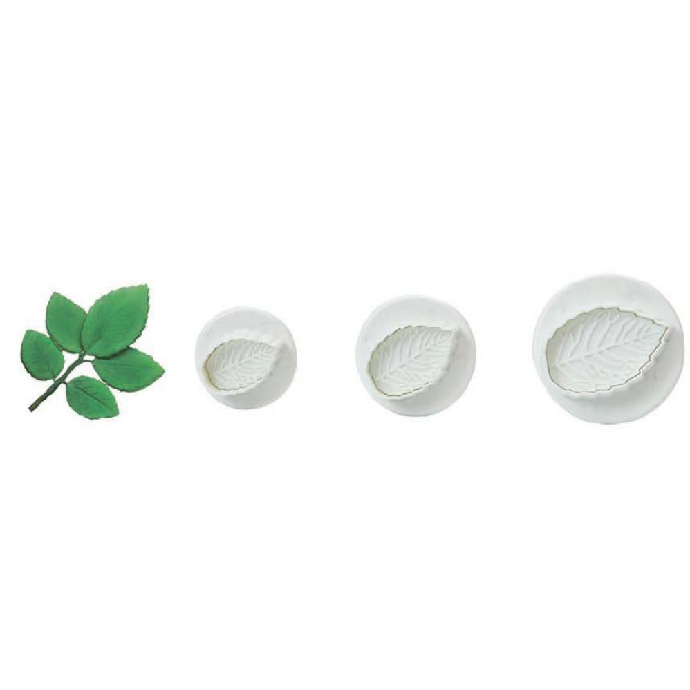 Set 3  Cortantes Hoja De Rosa Gde. · Artipas