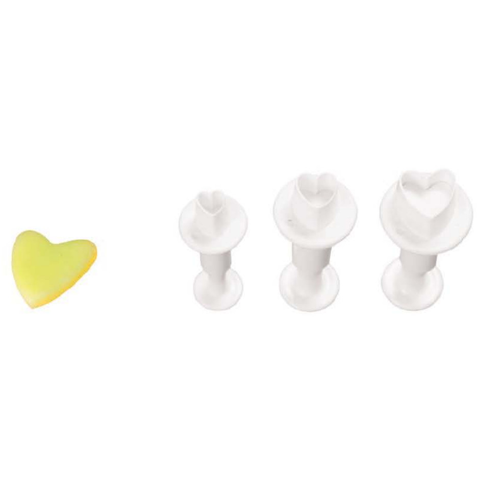 Set 3 Cortantes Corazón · Artipas