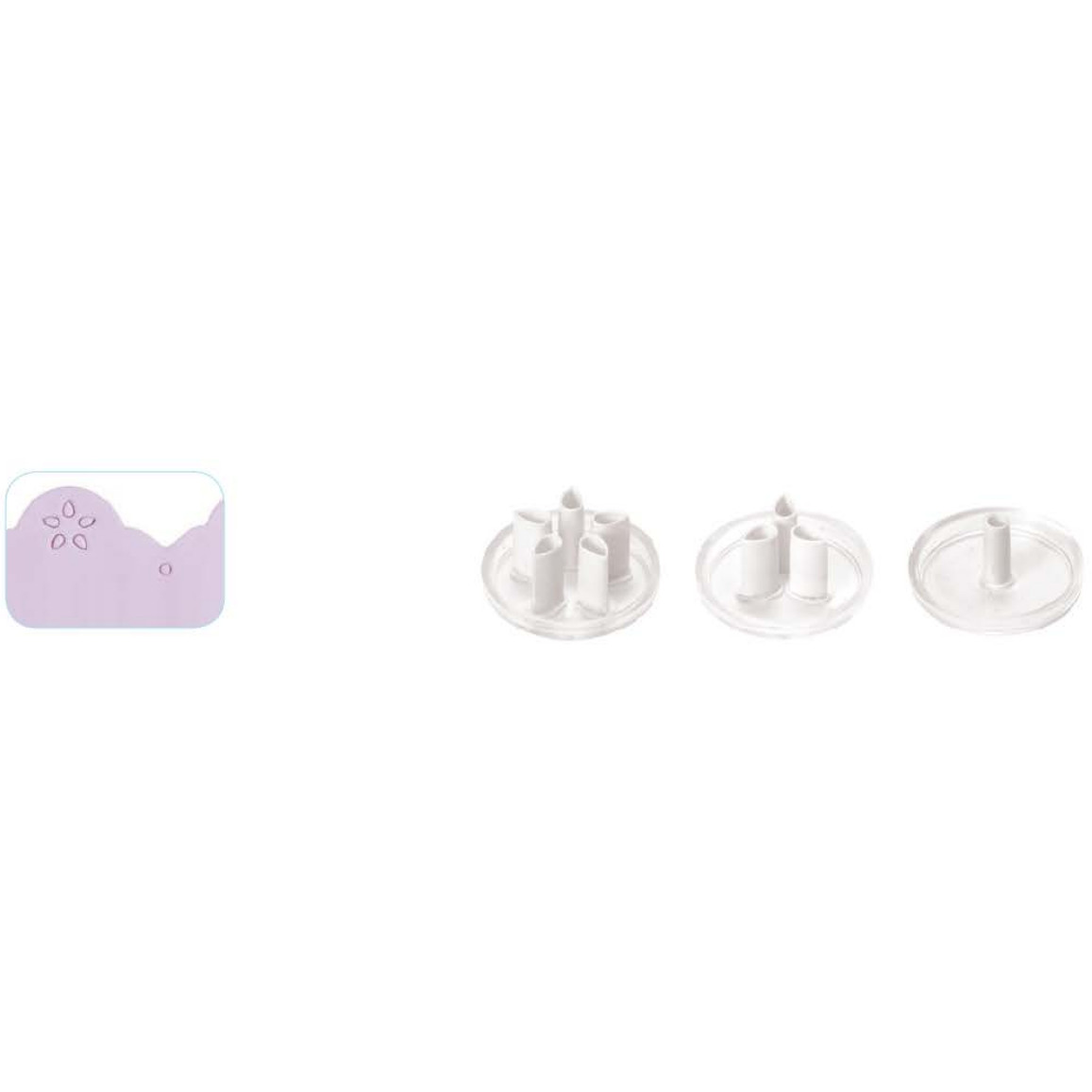 Set 3 Marcadores Lagrimas Para Cenefa · Artipas