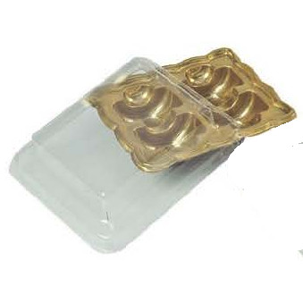 Caja 4 Macarons Oro · Artipas