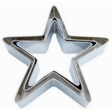 Set 3 Cortantes Estrellas · Artipas