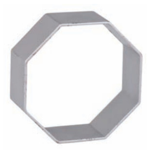 Molde Aluminio Octágono · Artipas