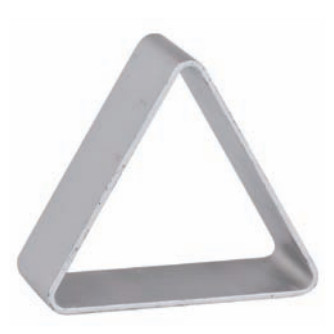 Molde Aluminio Triángulo · Artipas