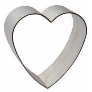 Molde Aluminio Corazón · Artipas