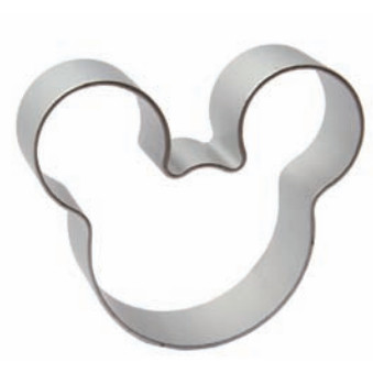 Molde Aluminio Cabeza Ratón · Artipas