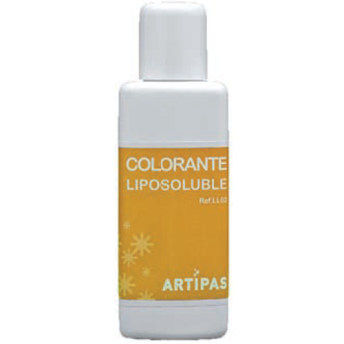 Colorante Liquido lipos Amarillo Huevo · 180 unidades · Artipas