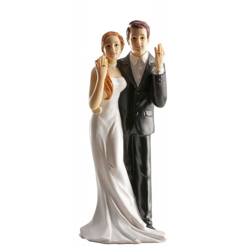 Pareja Boda Anillos 16 CM · 2 unidades · Dekora