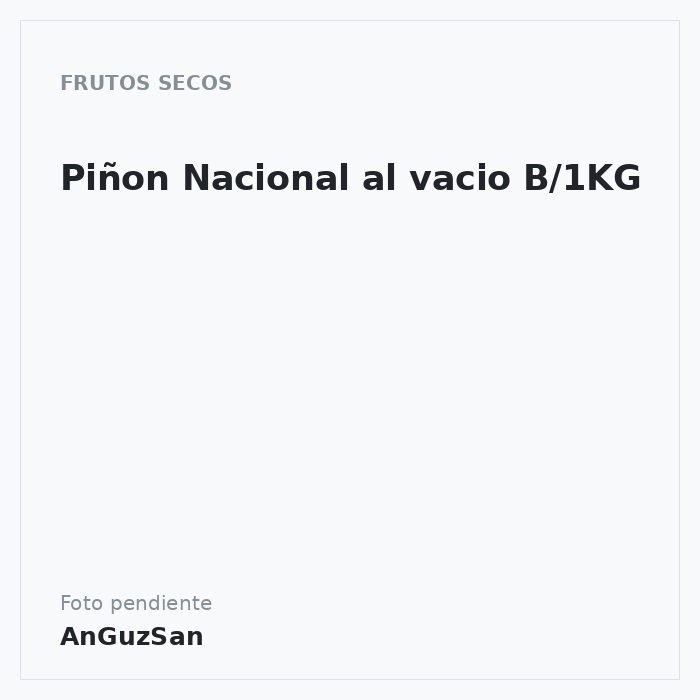 Piñon Nacional al vacio B/1KG · Oro del Mediterraneo
