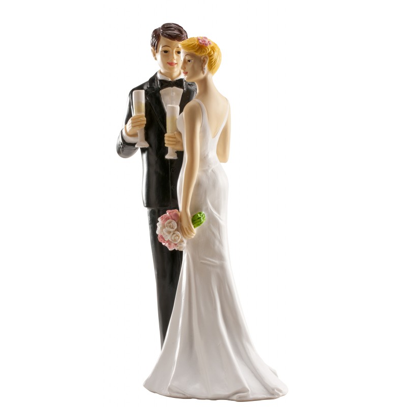 Pareja Boda Copa Champagne 16 cm · ref  305042 · 2 unidades · Dekora