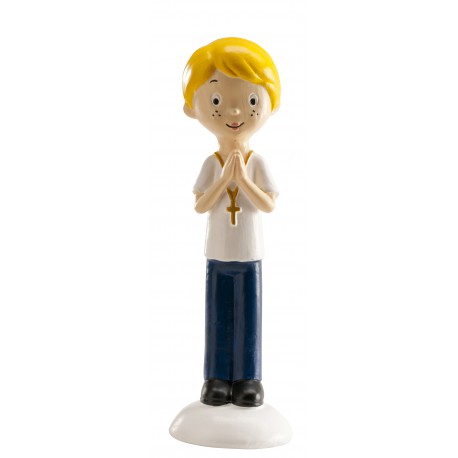 Niño Comunión Rezando 13 cm · 6 unidades · Dekora