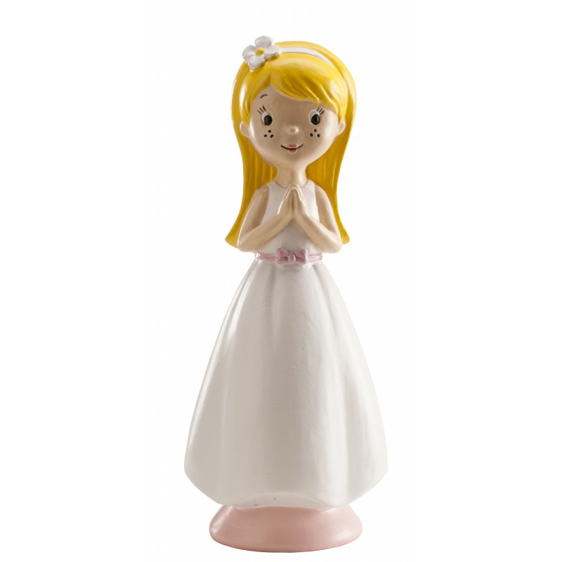 Niña Comunión Rezando 13 cm · 6 unidades · Dekora