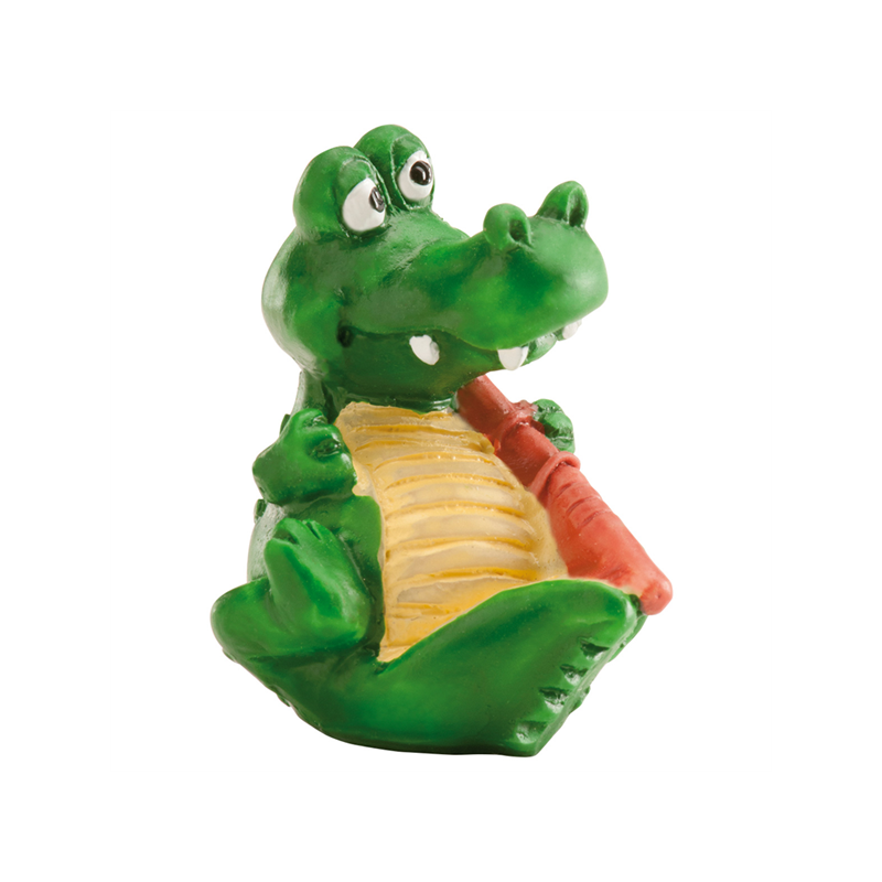 Roscón de Reyes Resina Cocodrilos Verdes 3.5 - 4 cm · 50 unidades · Dekora