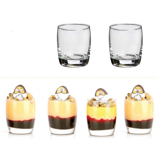 VASO MINI TONELET VIDRIO Ø 50 ALTO 67 MM 130 ML · 6 unidades · Artipas