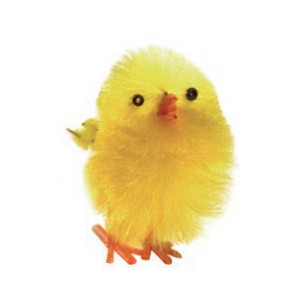 Pollo amarillo 3 cms · ref PQ295 · 54 unidades · Artipas