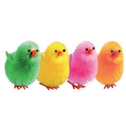 Pollo grandes colores surtidos 6 cm · 15 unidades · Artipas