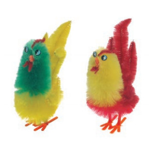 Pollo colores 5 cms · 36 unidades · Artipas