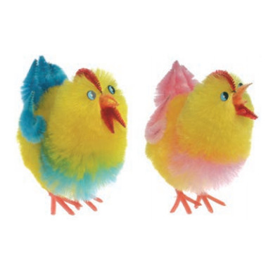 Gallo colores fuertes 7 cm · 18 unidades · Artipas