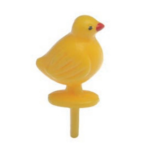 Pick Gallina Plástico Amarillo · 144 unidades · Artipas
