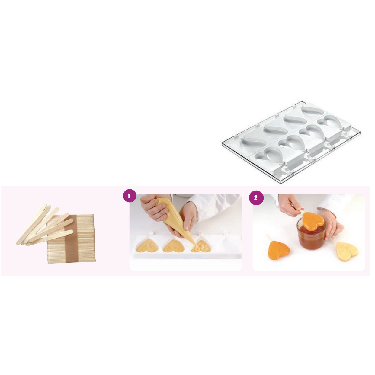 Molde Para Helados De Bastoncillos · Artipas