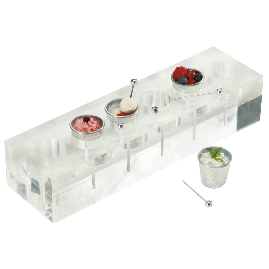 Soporte Plexiglas Para Minidedales Transparente · Artipas